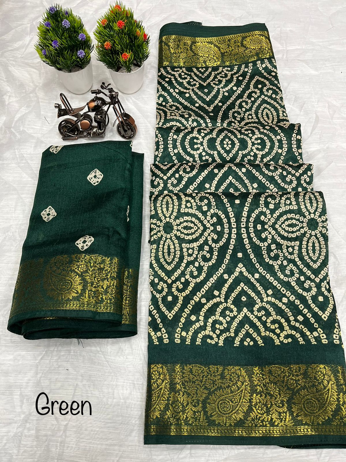 Wow Bandhej Printed Designer Sarees Catalog